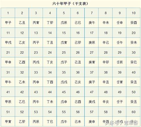 天干地支圖|《天干地支》對照表及運用方法